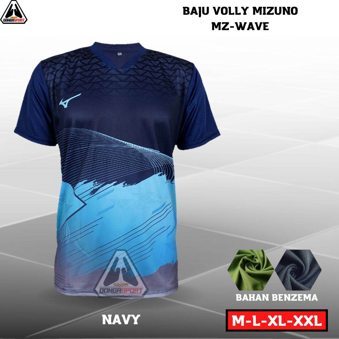 VL 34 MZ WAVE BAJU VOLLY MIZUNO JERSEY VOLLY BAJU VOLI JERSEY VOLLEYBALL PRINT Kaos Voli Sablon Sublimasi Pakaian Olahraga Polyester Lazada Lazada Indonesia