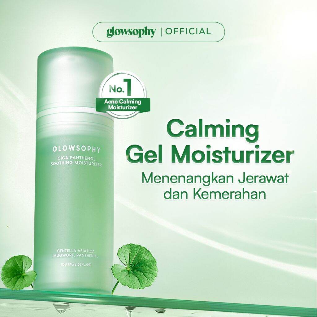 Glowsophy CICA Centella Soothing Moisturizer Gel 100ml - Pelembab Wajah