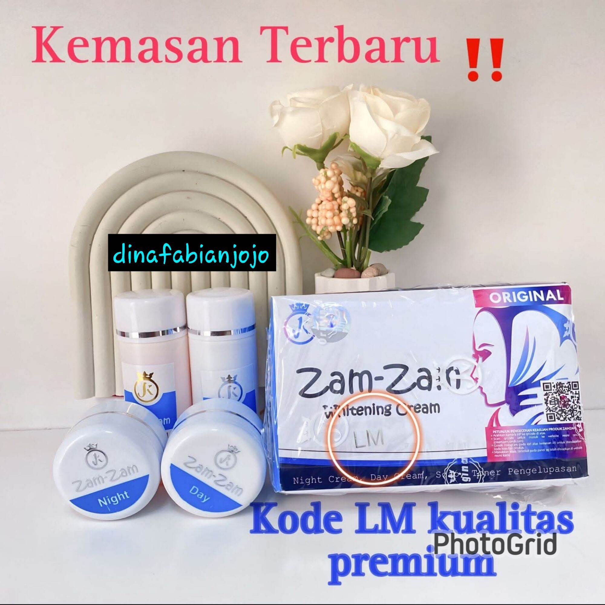 Original Zamzamjk Skincare Package Code Lm
