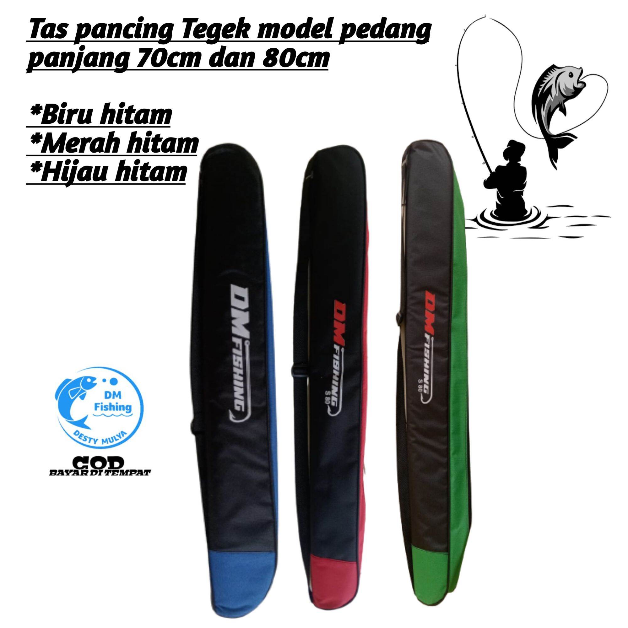 Jual Tas Pancing Model Pedang Hard Case Hitam Dm Fishing 60 80 100