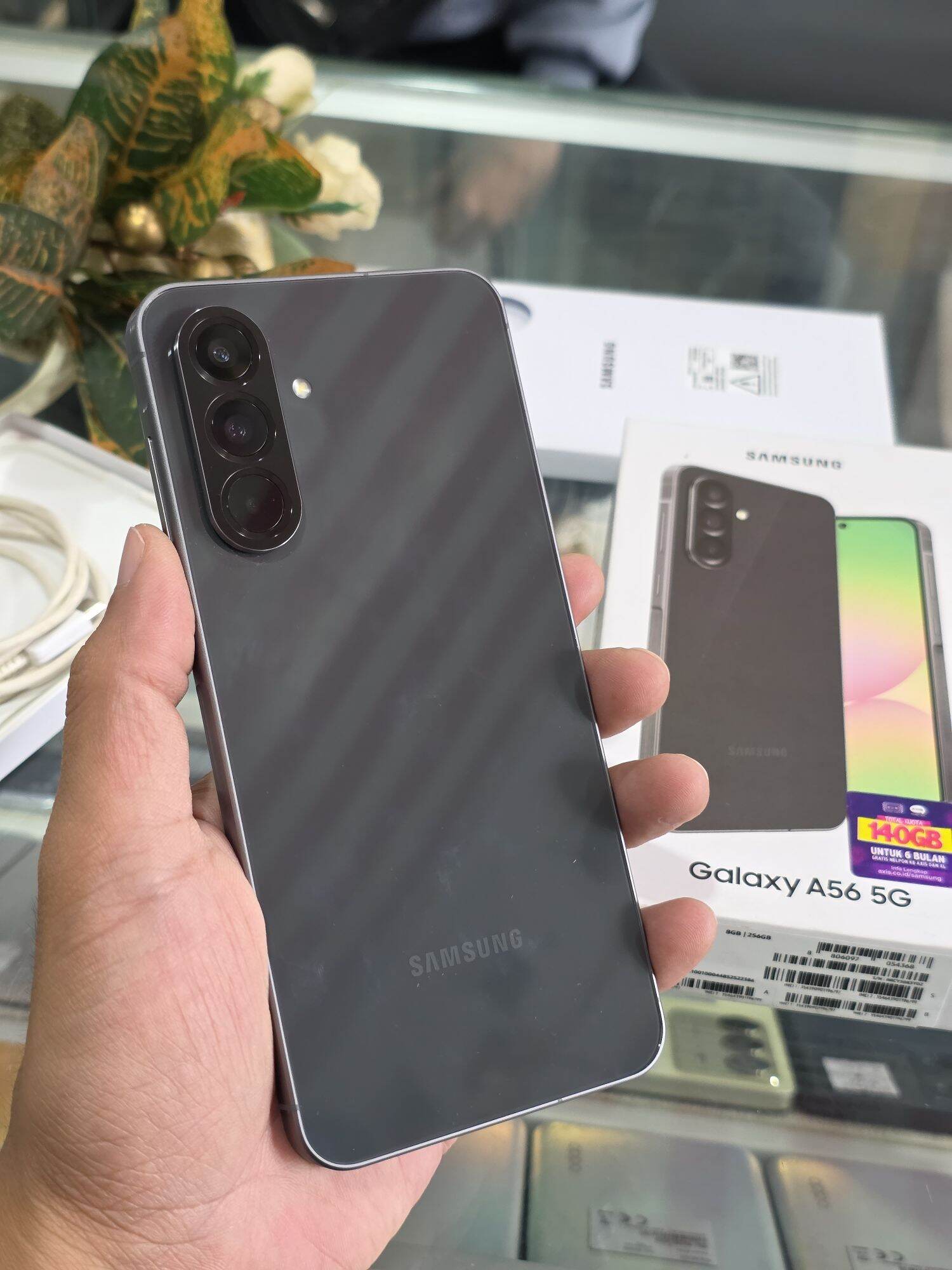 Second Samsung A56 5G - 8 256 ( fullset, garansi ) Harga 5,225,000 rupiah*Gratis Ongkir