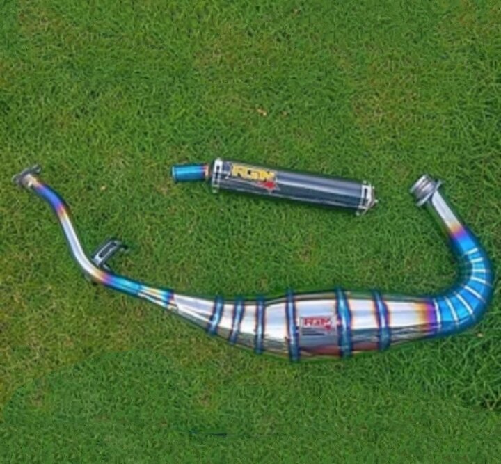 KNALPOT NINJA RR SS R. KNALPOT LOKAL ORIGINAL RGN RACING. KNALPOT NINJA RR BERKUALITAS.COBRA VARIASI Harga 1,350,000 rupiah*Gratis Ongkir