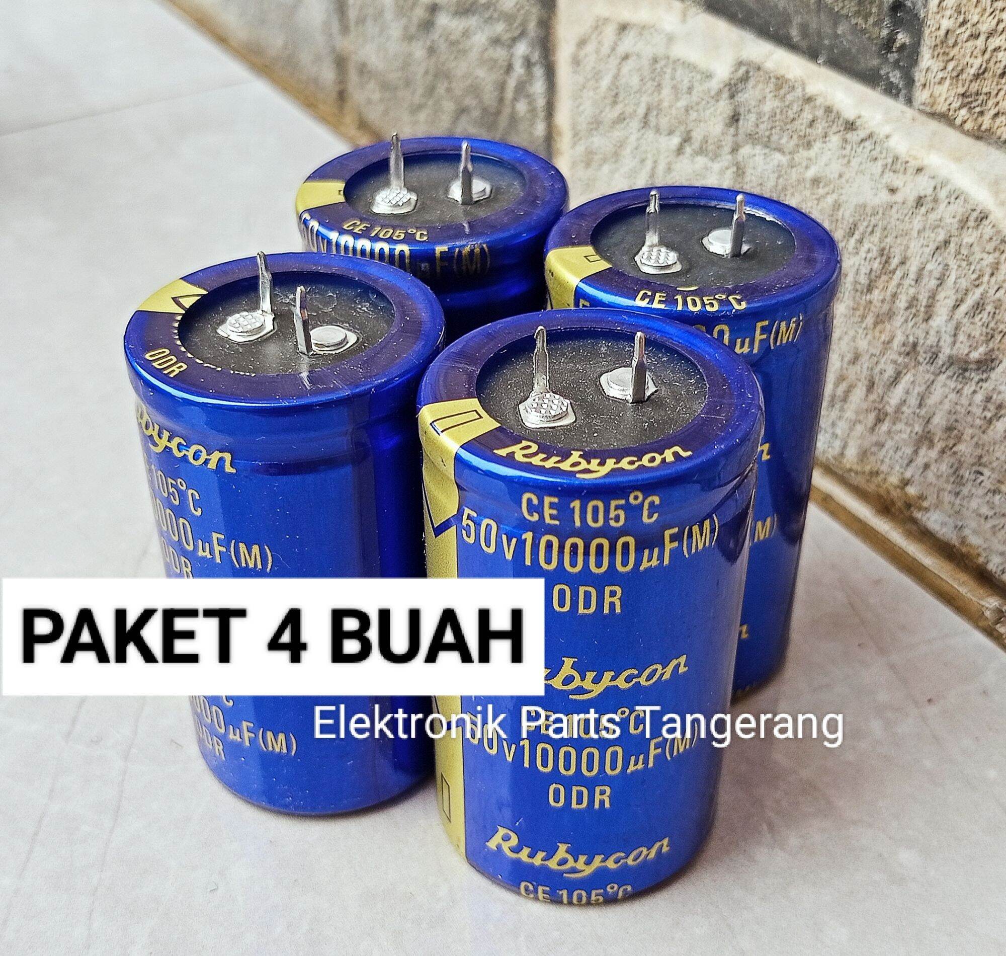 Paket Buah Kapasitor Elco Uf V Rubycon Capacitor Elco