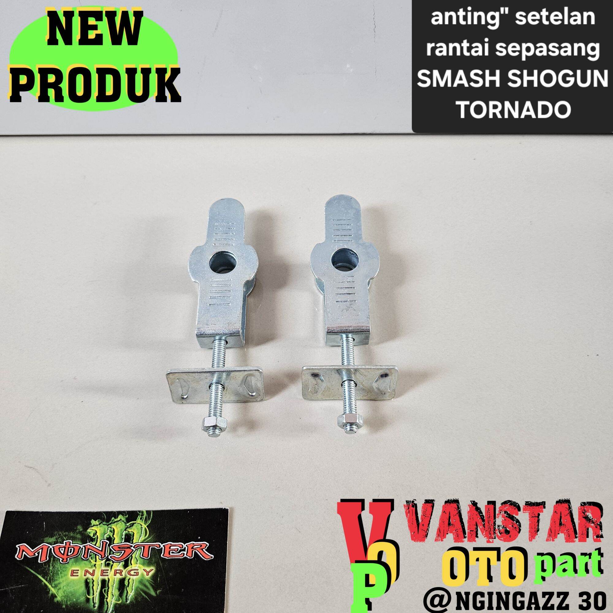 Smash Shogun 110/125 tornadoes chain suit earrings pair Harga 18,000 rupiah*Gratis Ongkir