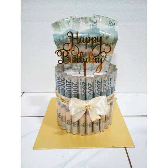 Bukeet Cake money/ kado ulang tahun