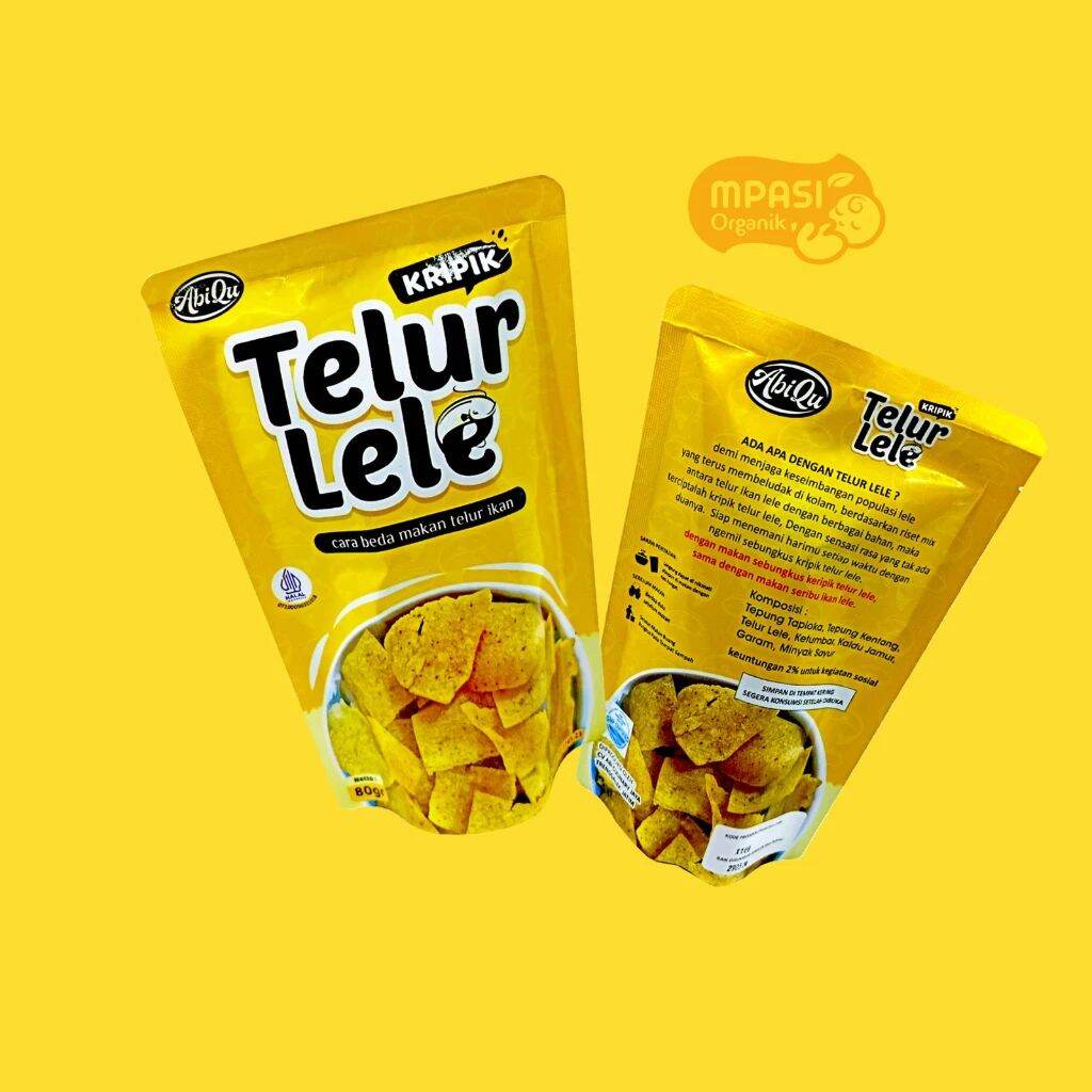 Keripik telur ikan lele non Msg / Keripik Bayi / Cemilan sehat bayi / Mpasi Bayi