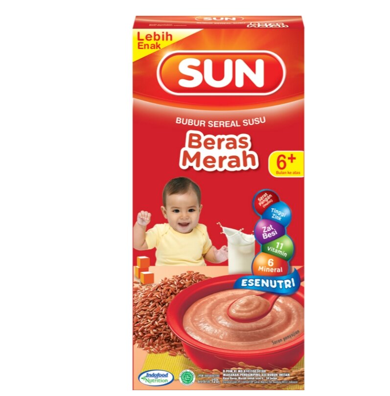 SUN Bubur Bayi Beras Merah 120 g