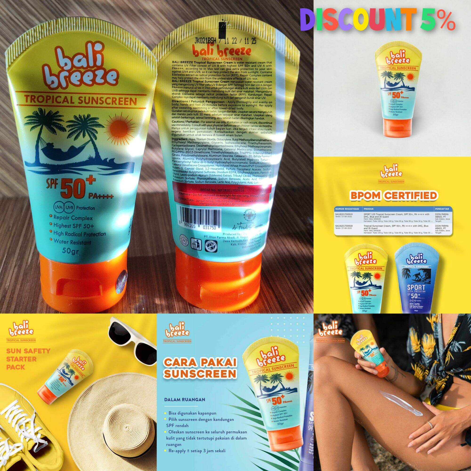 bali-breeze-tropical-sunscreen-spf-50-paa-bbtr50-lazada-indonesia