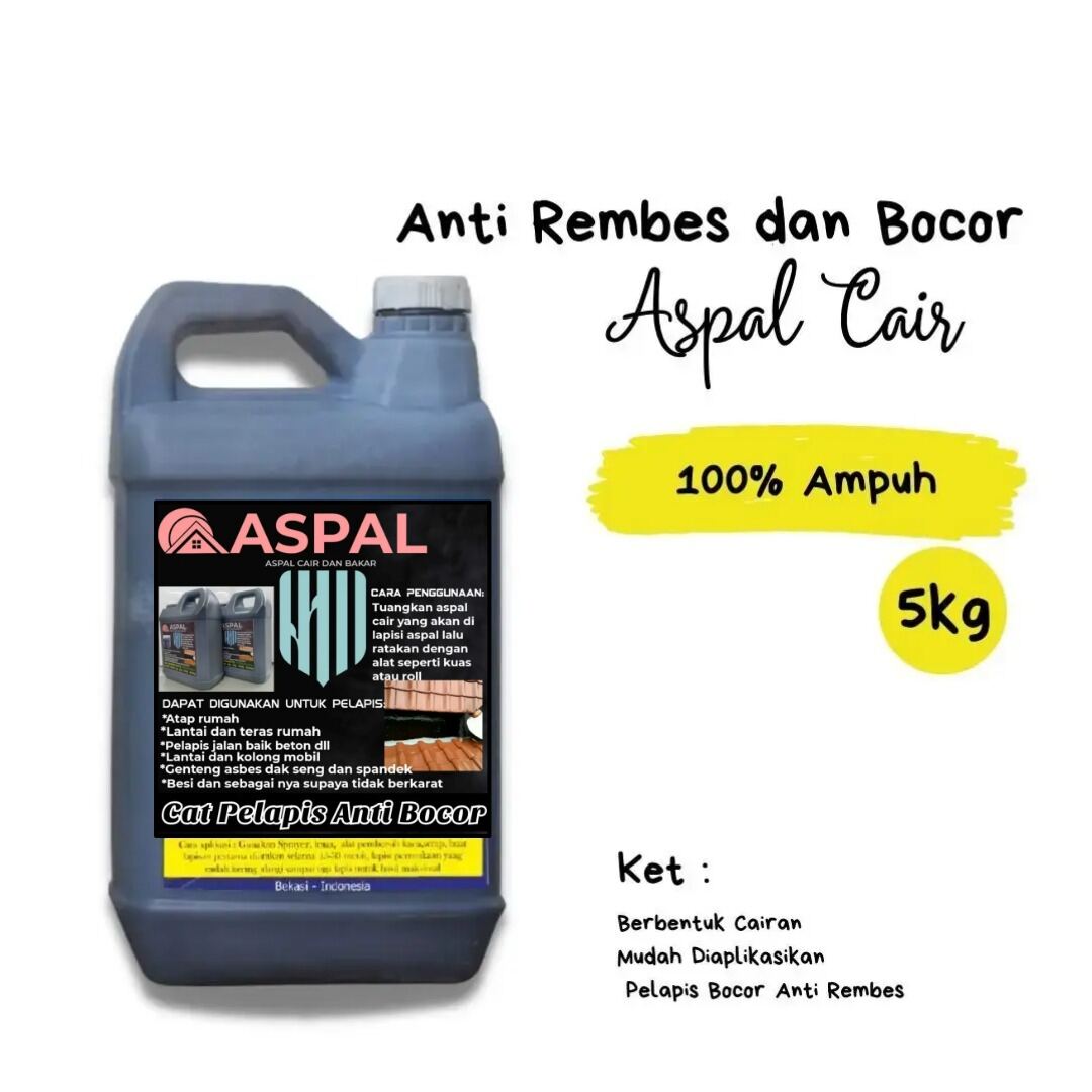 Cat Anti Bocor Rembes Untuk Talang Air Atap Rumah Dinding Lantai Aspal Cair 1 Kg Lazada Indonesia 3286