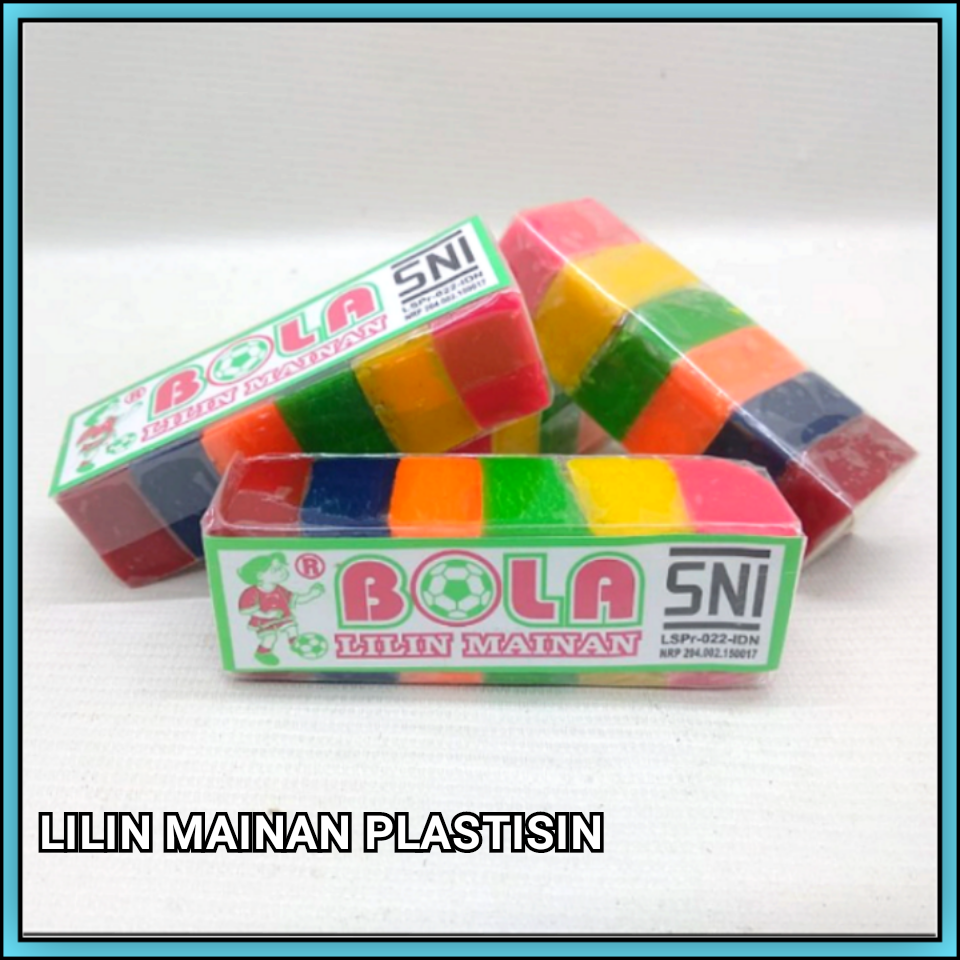 1 Pak Lilin Mainan Anak Kecil Warna Warni / Plastisin isi 6 Warna