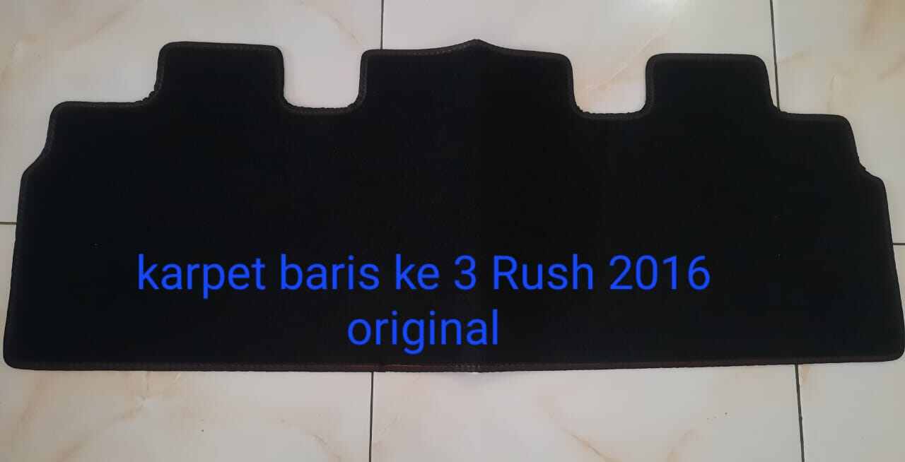 karpet Toyota Rush baris 3 Harga  175,000 Ringgit*Penghantaran Percuma