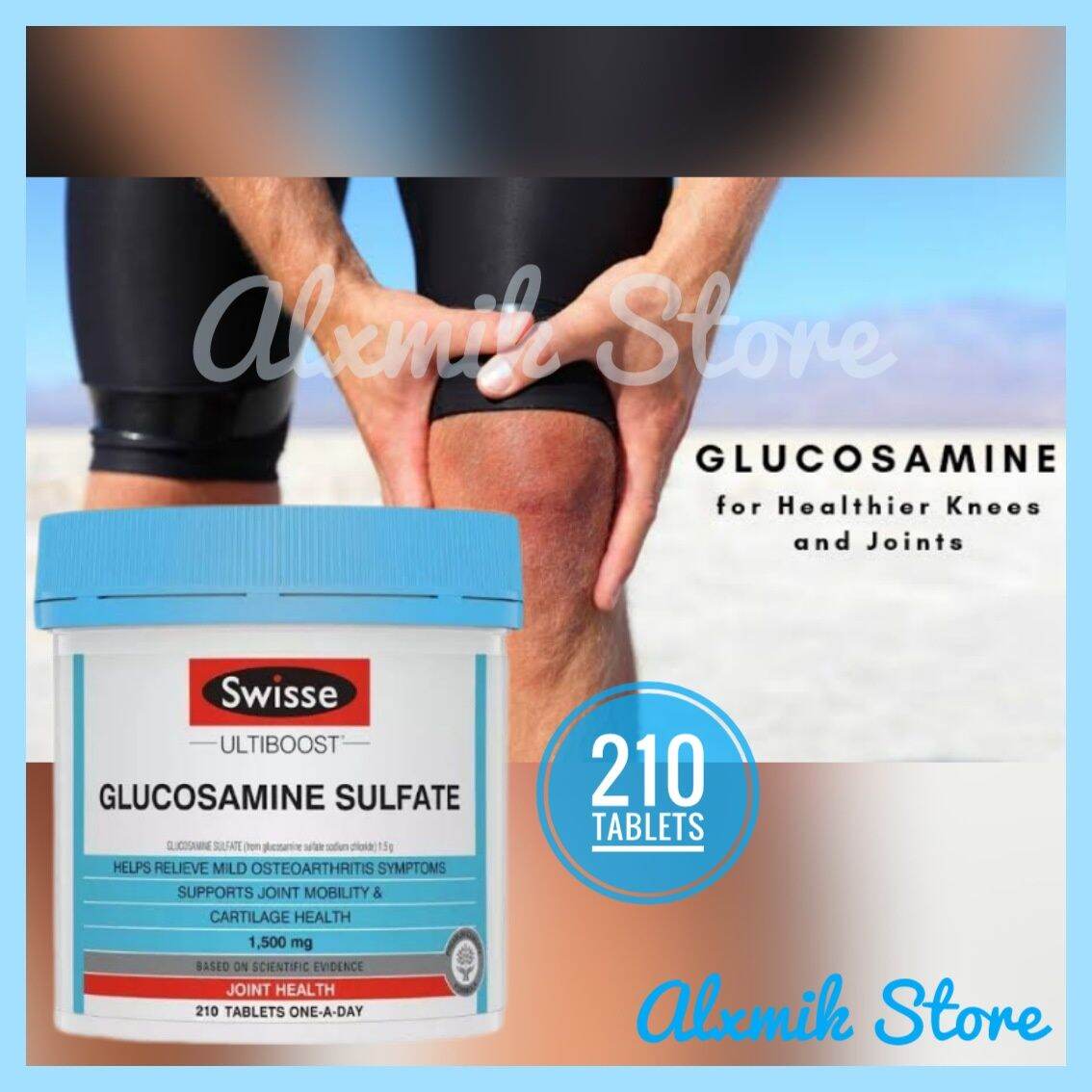 Swisse Glucosamine Sulfate 1500mg 210 tablets Lazada Indonesia
