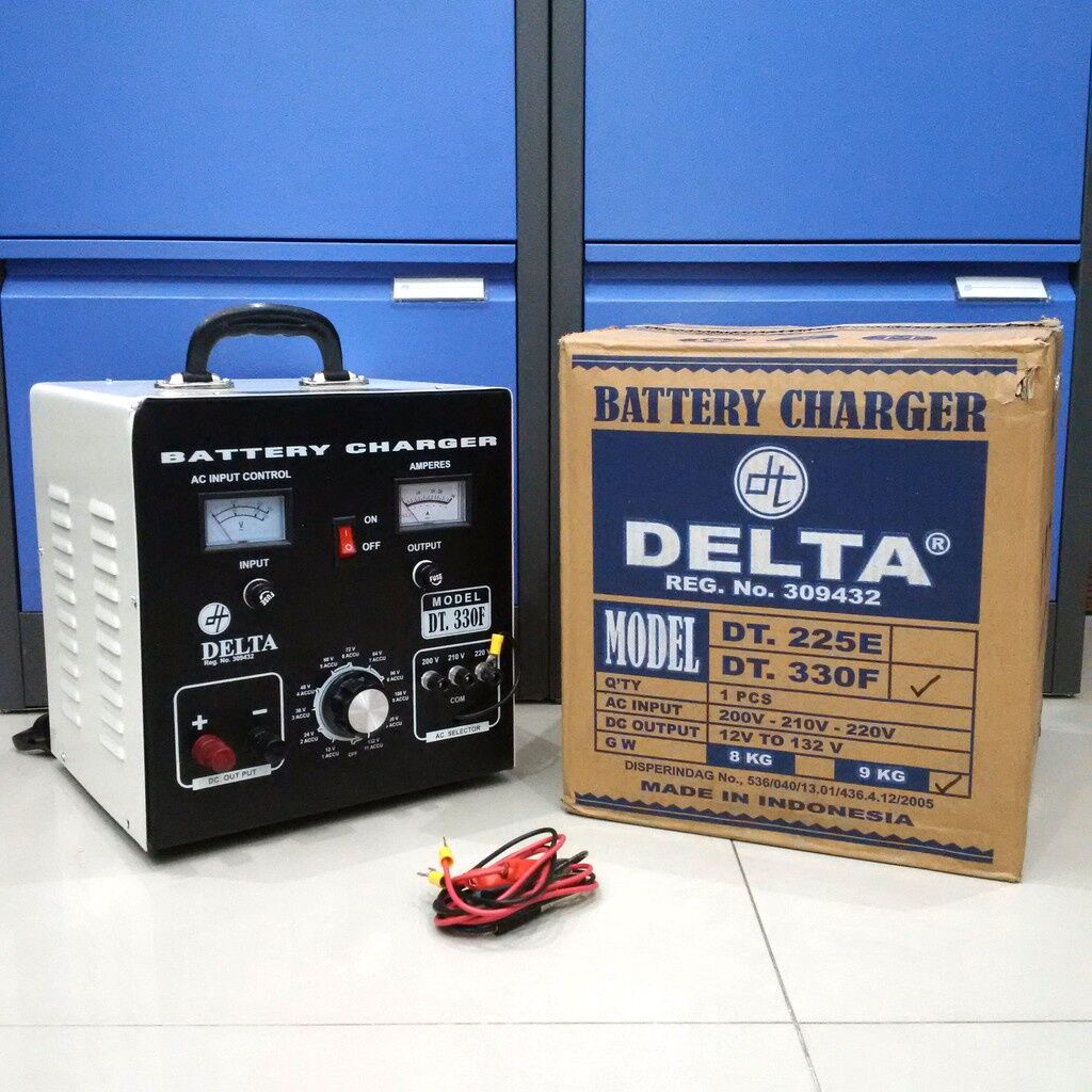 Battery Charger Accu Delta DT 330F Cas Accu Lazada Indonesia