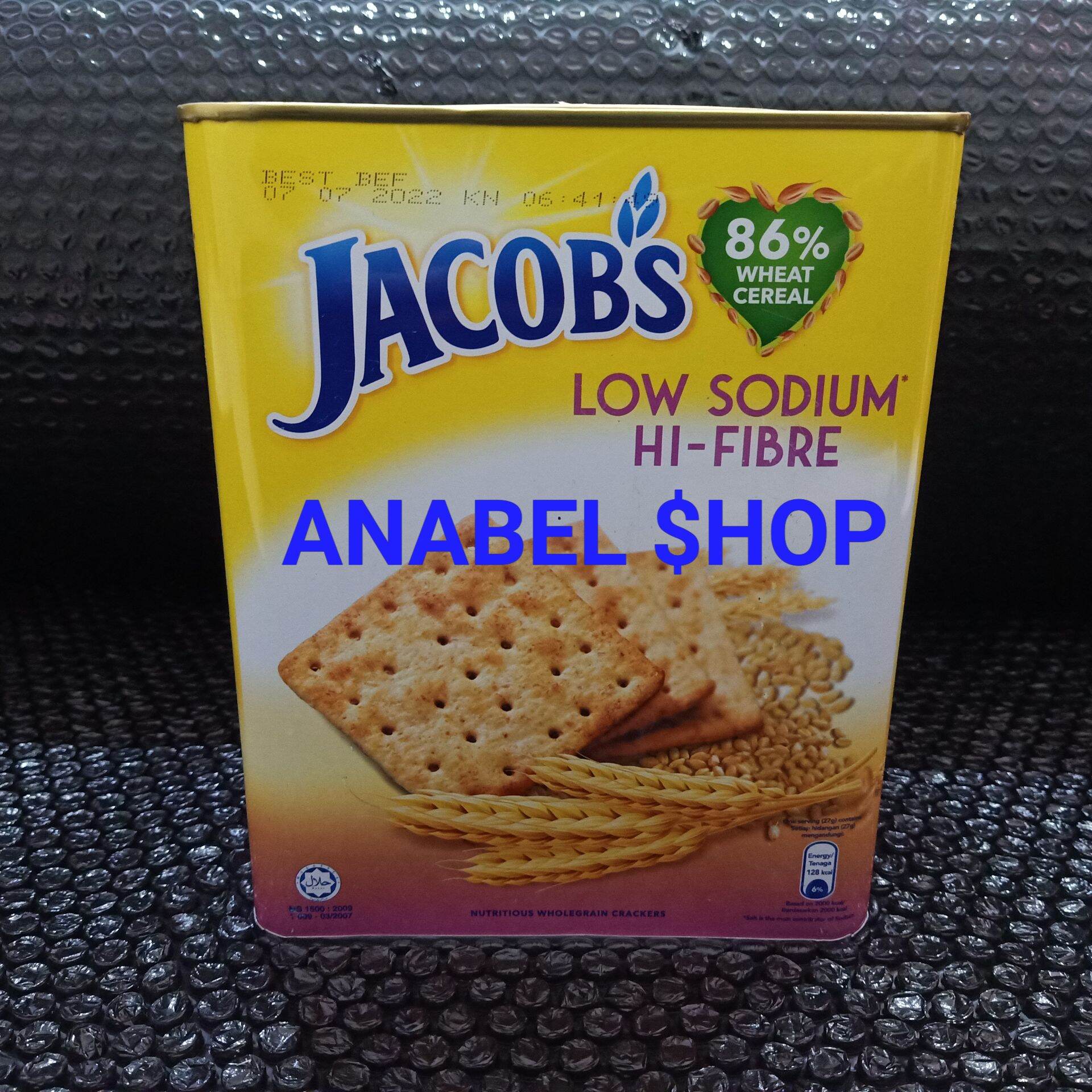 Biskuit Jacob S Low Sodium Hi Fibre Biscuit Jacobs Cracker Crackers Biscuits Jacob Gandum