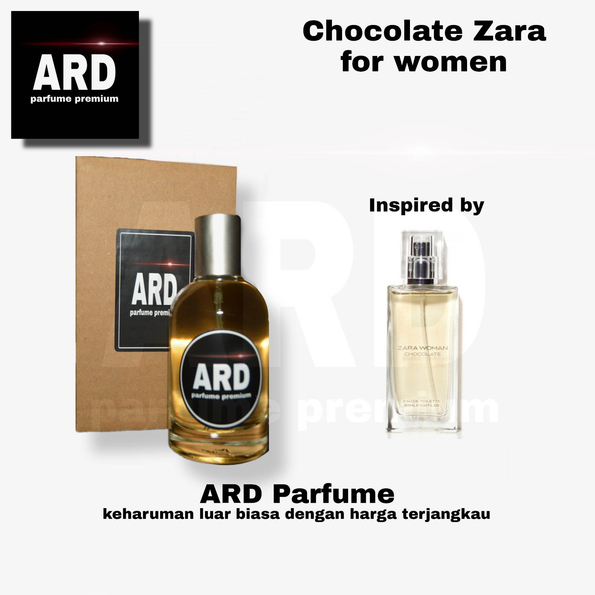 Ard Parfum inspired by Chocolate Zara Parfum Wanita Lazada