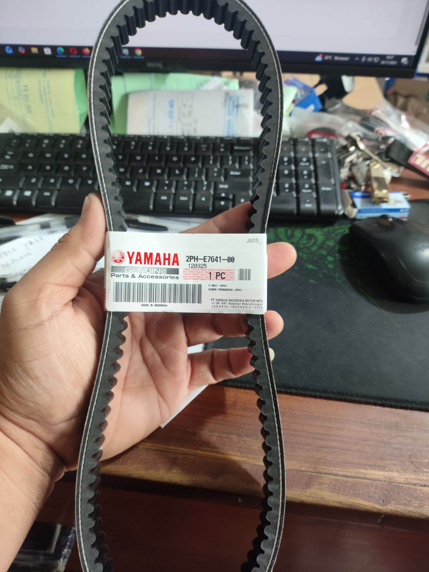 V-Belt V-Belt Only 2Ph Mio M3 Genuine Yamaha Harga 116,000 rupiah*Gratis Ongkir