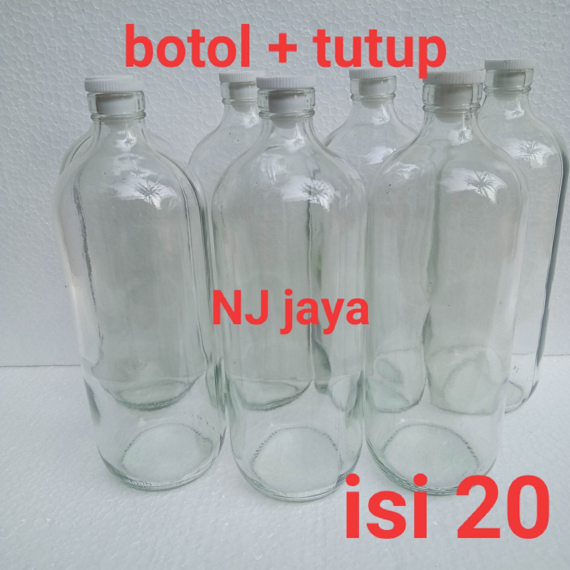 PAKET 20 PCS BOTOL BENSIN / BOTOL JAMU / BOTOL JUS / BOTOL 1000ML ...