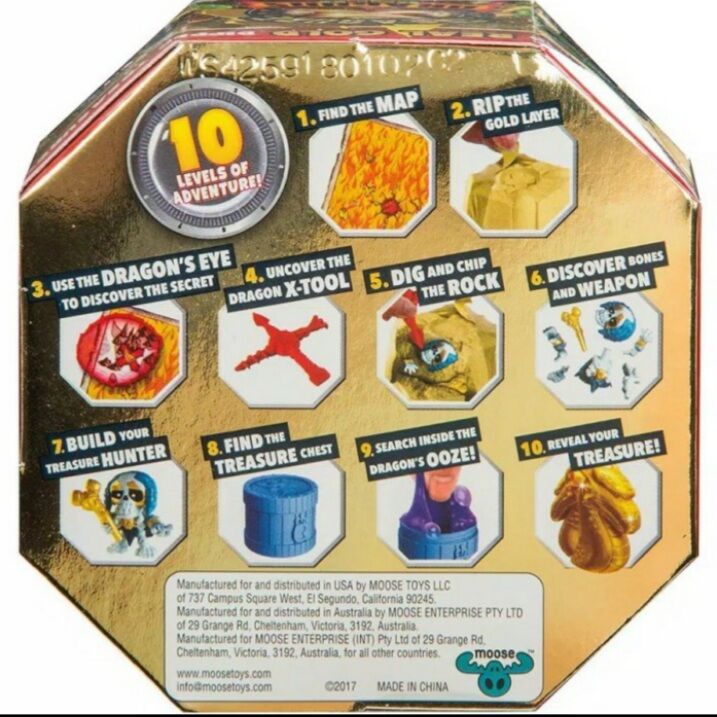Toys Treasure X Dragons Gold Map Treasure Chest Treasure X Gold