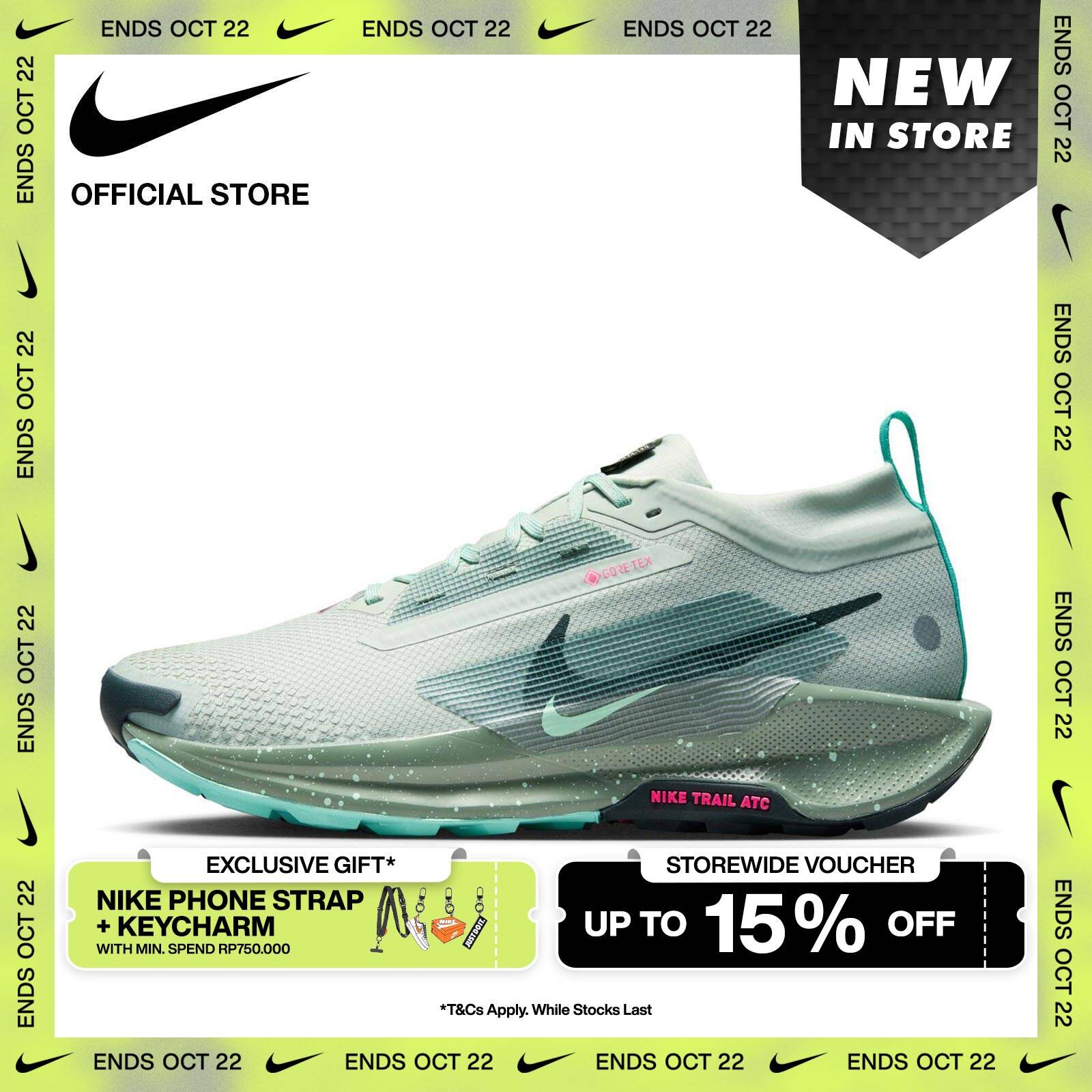 Nike Sepatu Pria Pegasus Trail GORE-TEX Waterproof Trail Running