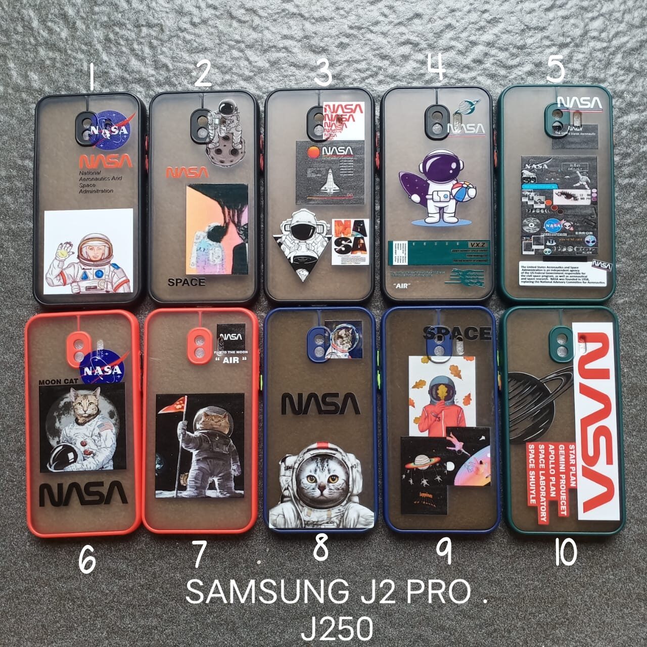 casing hp samsung j2 prime nasa