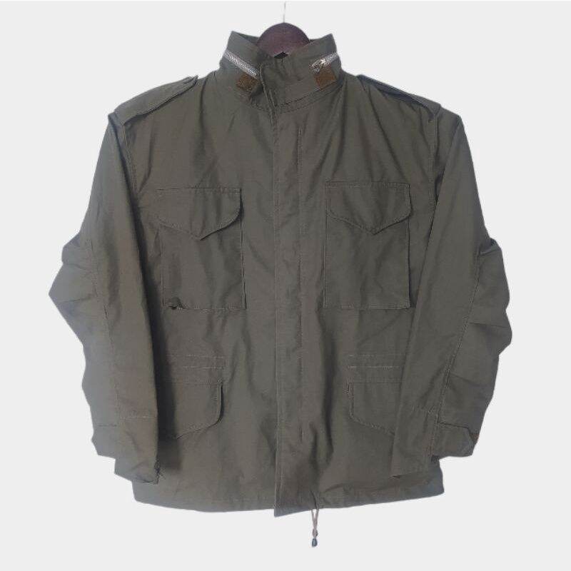 Jaket Tentara Model Klasik Korea Army Field 80's- Jaket PDL Hijau