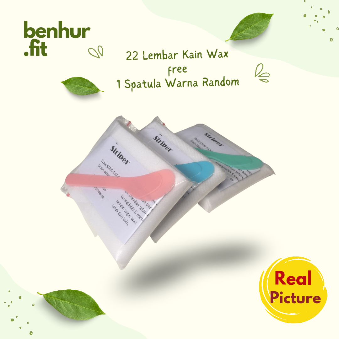 [22 Lembar] Kain Waxing / Kertas Wax / Wax Strip / Reusable / Free 1