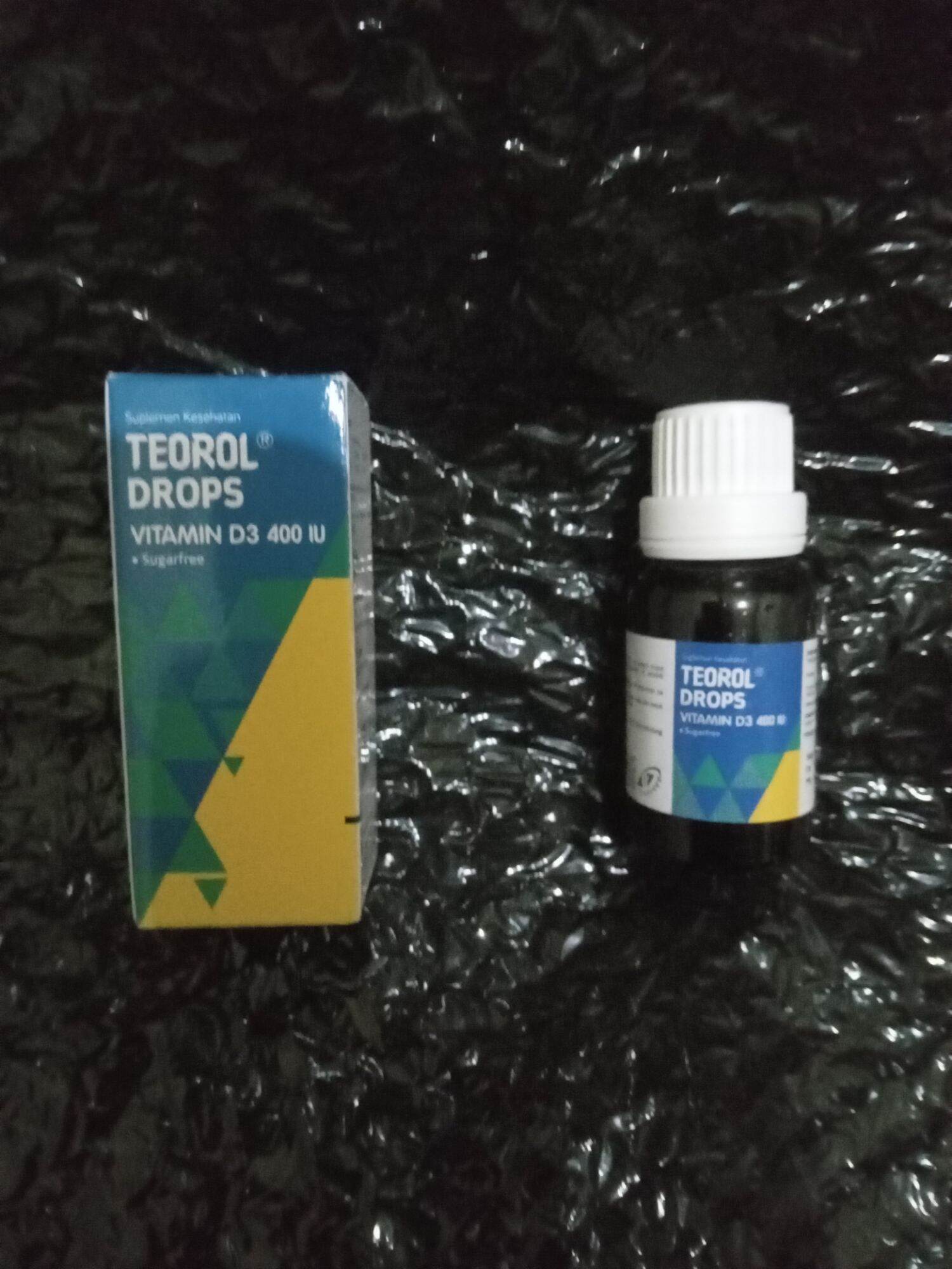 Teorol Rops Teorol Drops Vitamin D3 400 Ui 12.5 Ml Penambah imun Anak Asli Original ...