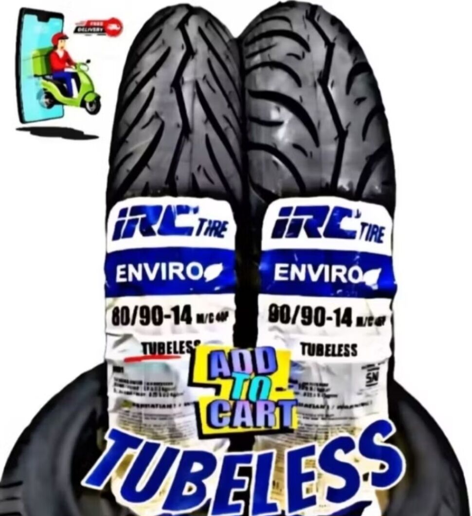 Automatic Motorcycle Tires Tubles and Non Tubles Beat Vario Mio Fino (Size 80/90 & 90/90) Ring 14 Harga 23,000 rupiah*Gratis Ongkir