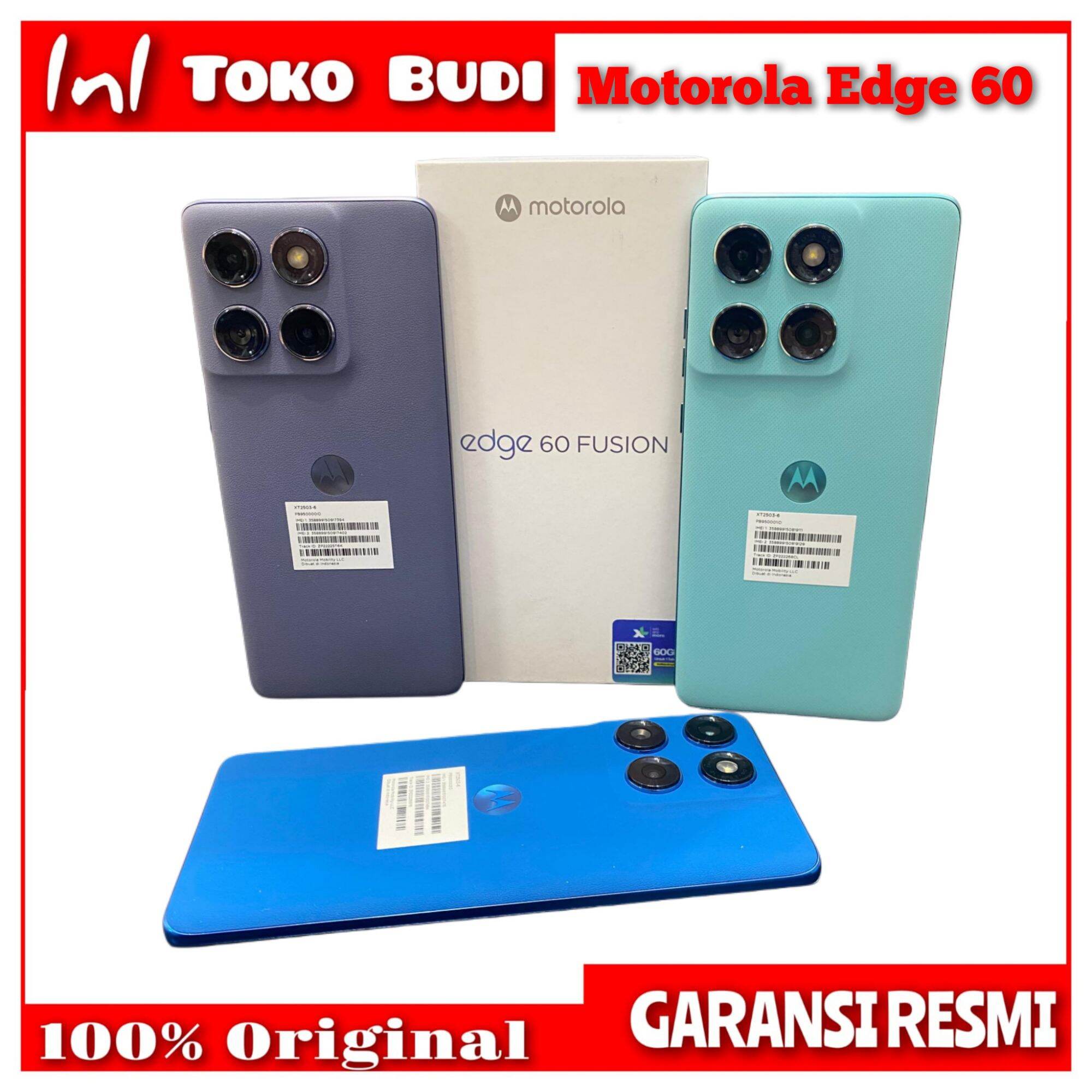 Motorola edge 60 fusion 12/256 official warranty by Motorola Indonesia Harga  4,375,000 Ringgit*Penghantaran Percuma