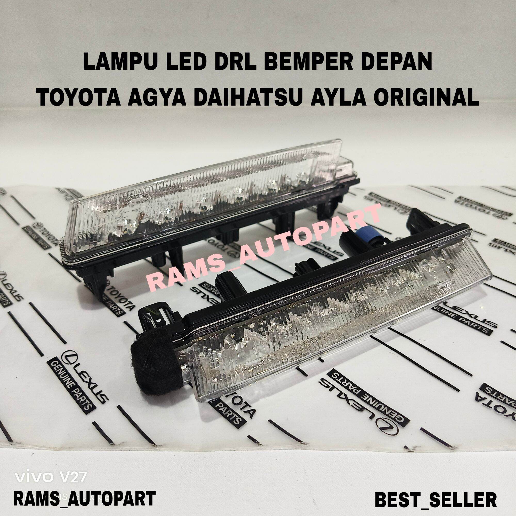 Lampu Led DRL Bemper Toyota Agya 2023 2024 2025 Original Part 25-AT15-25AT16 Harga 225,000 rupiah*Gratis Ongkir
