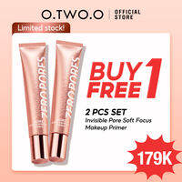 O.TWO.O Makeup Dasar Primer Oil Control Wajah Gel Tak Terlihat Pori Cahaya Bebas Minyak Foundation Make Up Selesai Tidak Ada Lipatan Tidak Alas Primer Alas Bedak Kosmetik