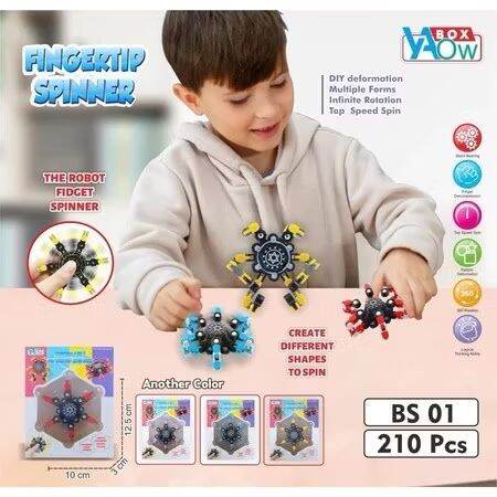 ✓COD]Mainan Fidget Spinner Robot Transformer Terbaru Mainan