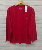 uniqlo unisex lengan panjang edisi merah putih kemerdekaan