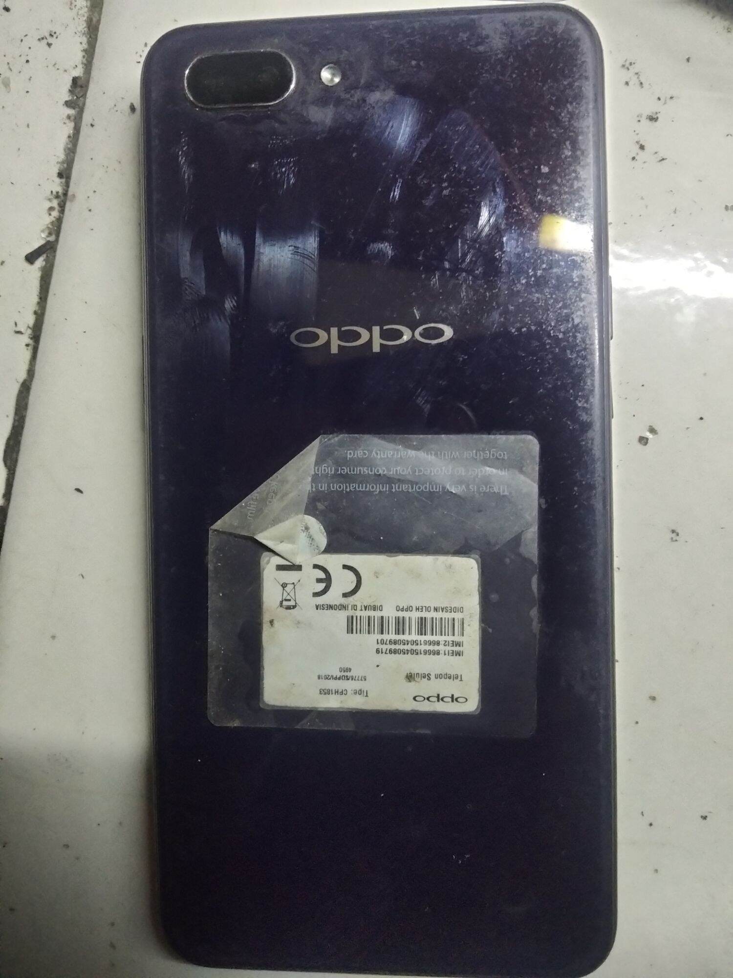 harga second oppo cph1803