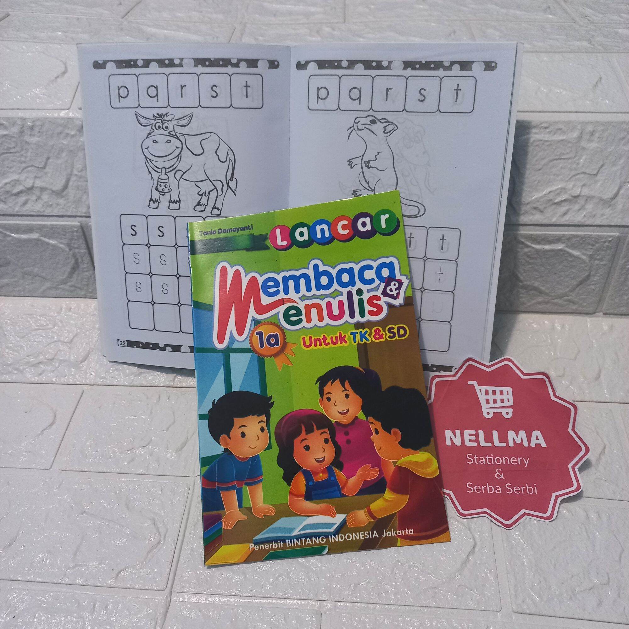 Buku Membaca Dan Menulis 1a Buku Belajar Anak Tk Sd Buku Bimbingan