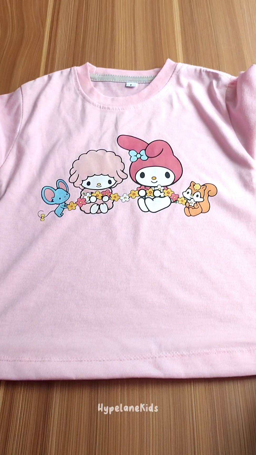 Baju Kaos Anak Perempuan Lucu Import Usia 1 - 10 Tahun Gambar Melody - Hypelane Kids - DTF