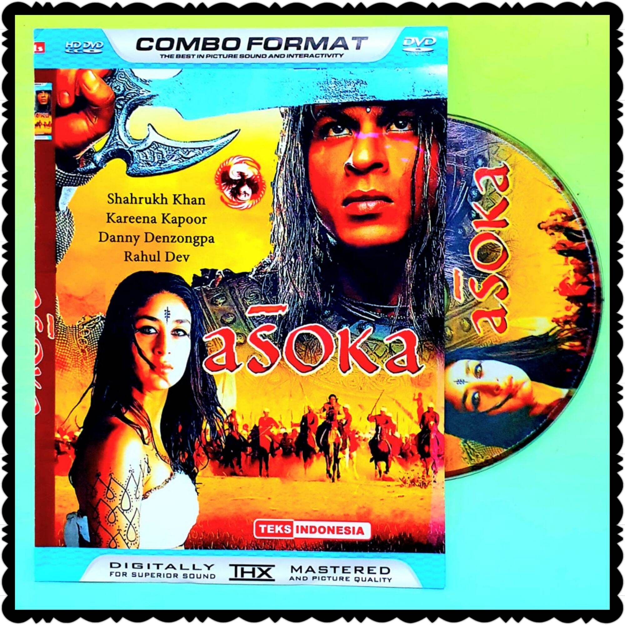 KASET DVD FILM INDIA ASOKA-FILM SHAH RUKH KHAN TERLARIS - FILM ACTION