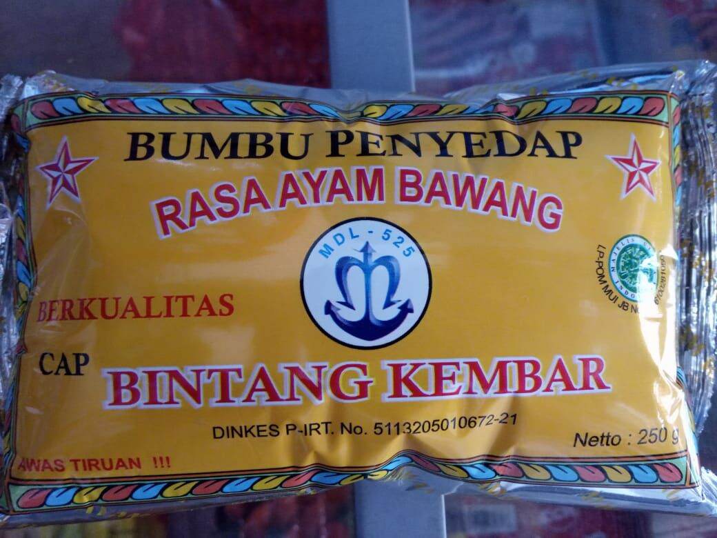 Bumbu Tabur Rasa Ayam Bawang 250 Gram Bintang Kembar Murah Ucrit Food