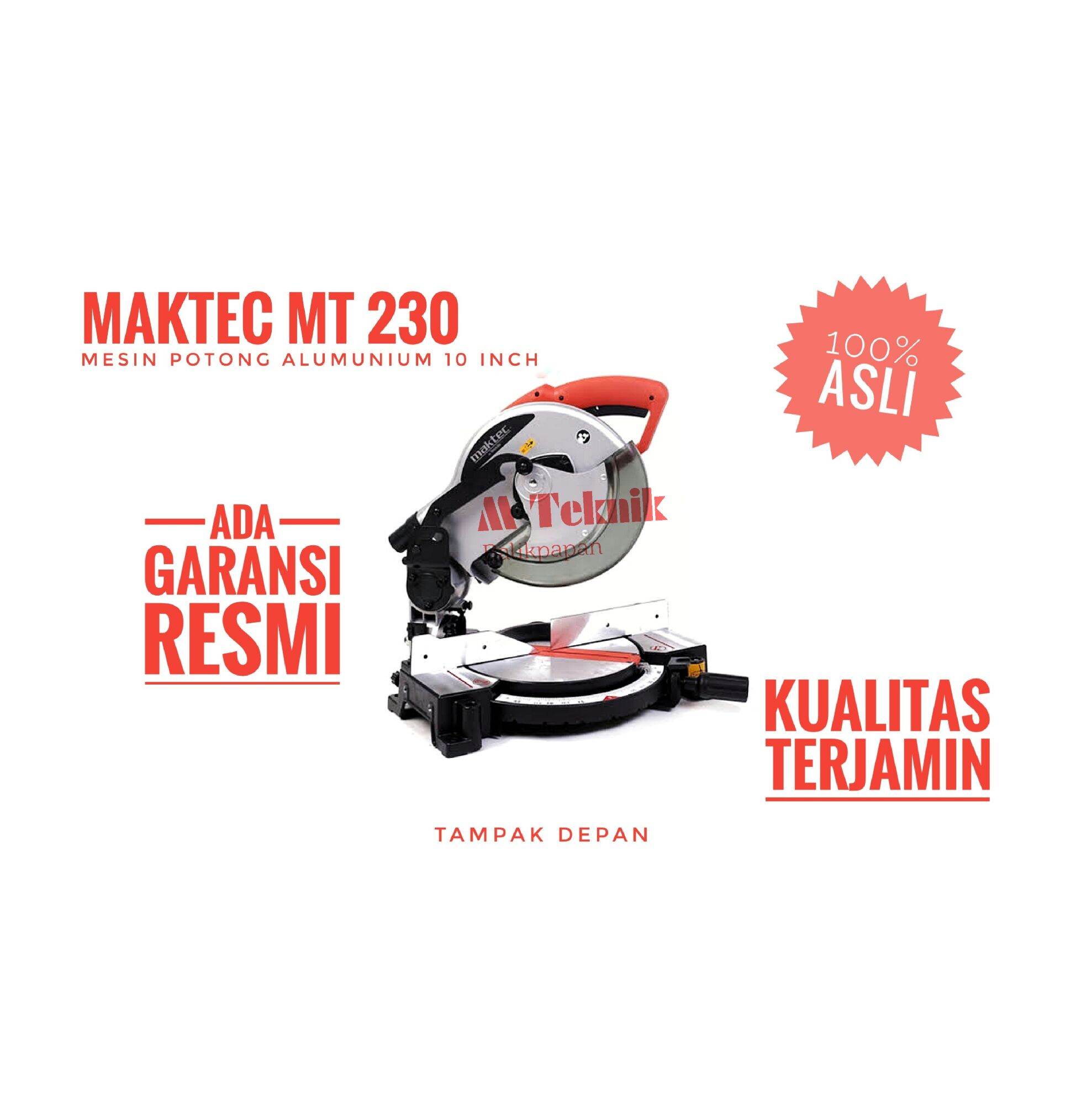 mesin potong alumunium 10 inch Maktec MT 230 miter saw mitre kayu 10