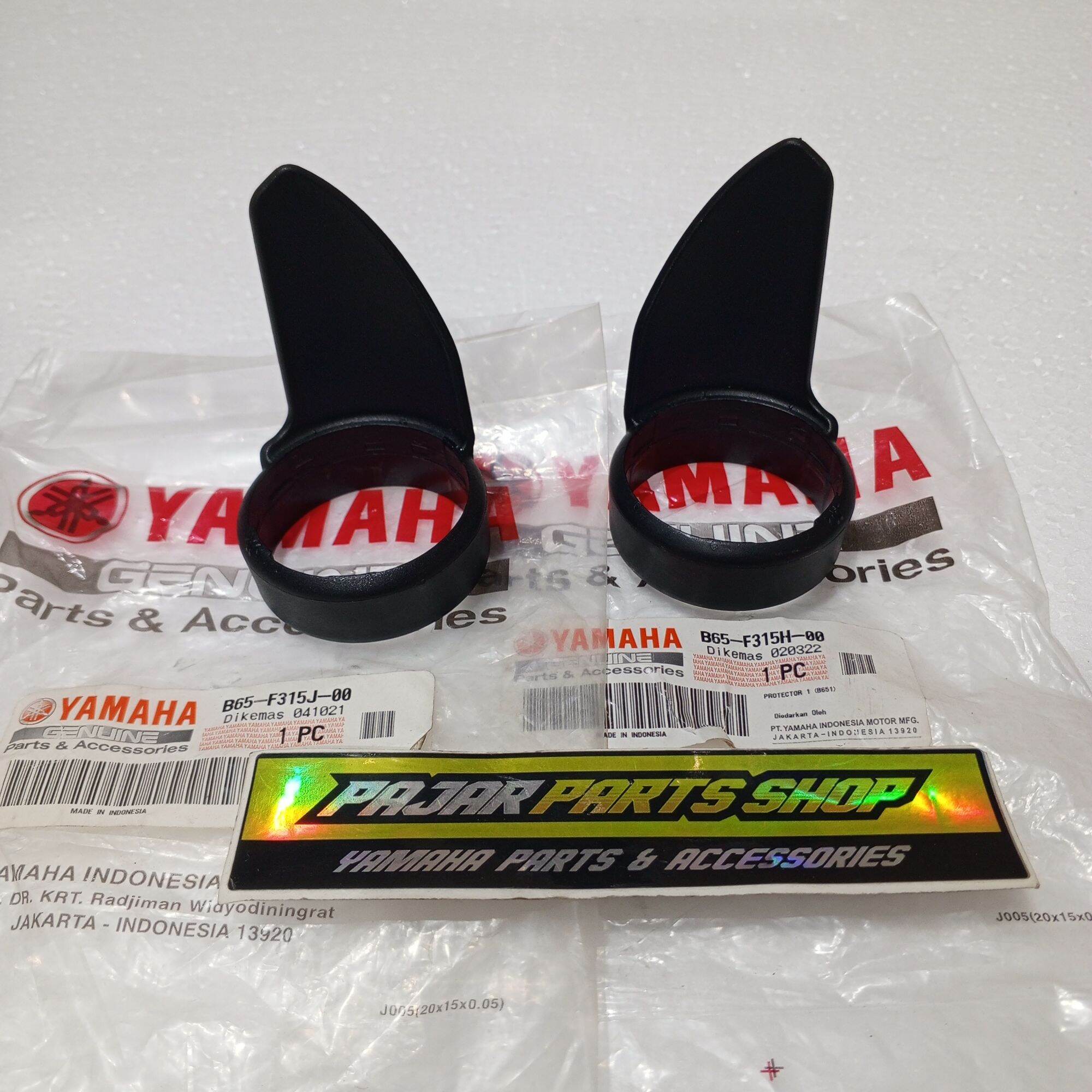 PROTECTOR COVER PELINDUNG SHOCK DEPAN AEROX 155 KANAN KIRI ORIGINAL B65-F315H-00 B65-F315J-00 Harga 21,000 rupiah*Gratis Ongkir