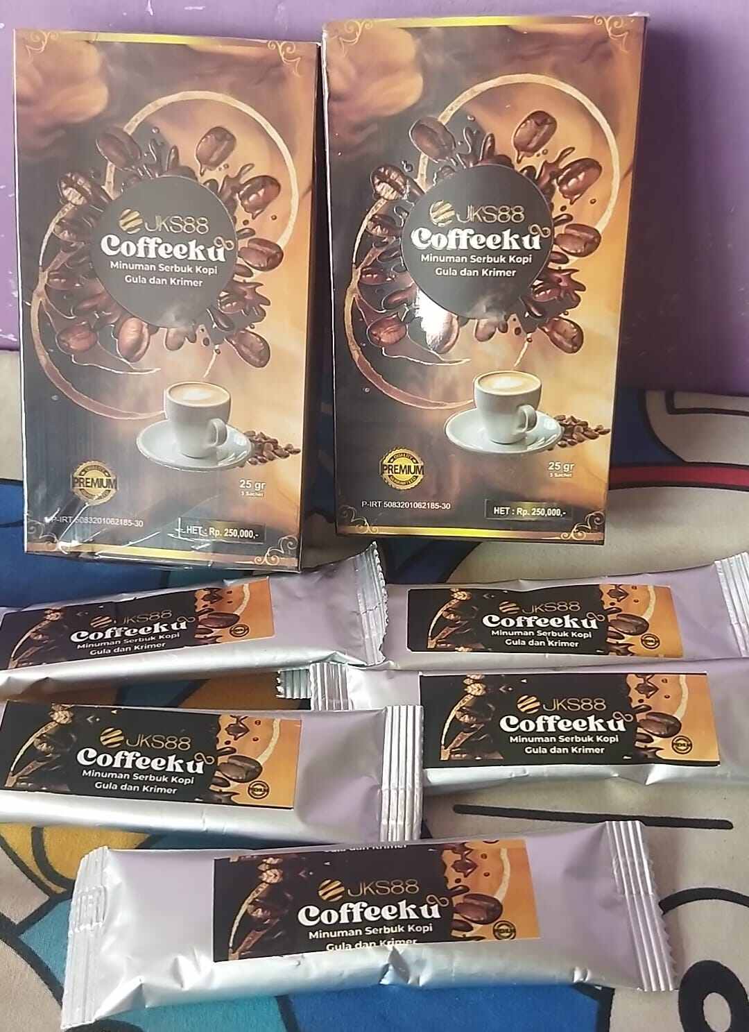 Coffeeku Jks88 Ginseng & Guarana Coffee Original Jks88 Kopiku