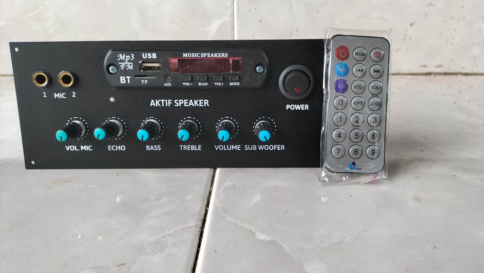 Jual Murah Kit Mesin Ampli Speaker Aktif Mono Echo Karaoke + Mp3 ...