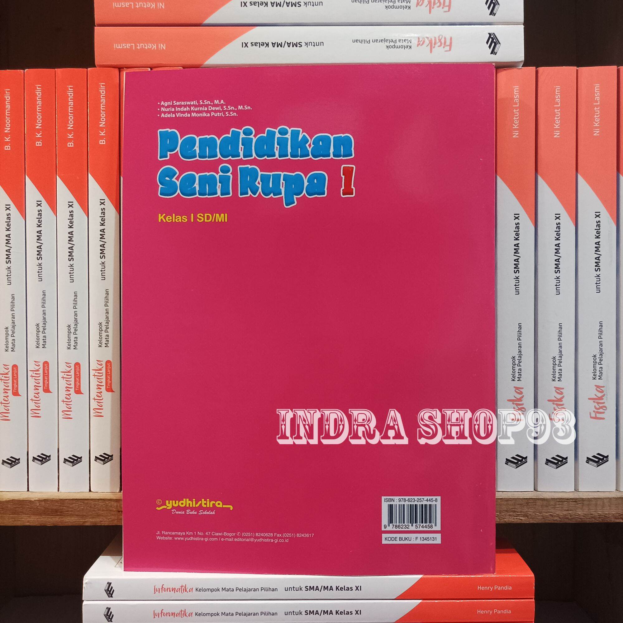 Buku Pendidikan Seni Rupa Kelas 1 SD/Mi Yudhistira Kurikulum Merdeka ...