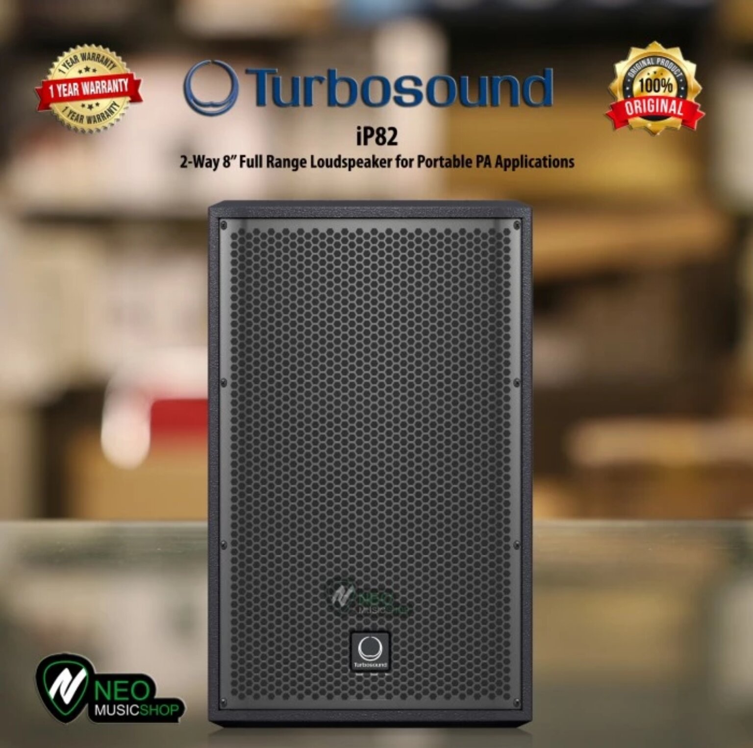 Turbosound iP82 2Way 8" Passive 600 Watt Full Range Loudspeaker Lazada Indonesia
