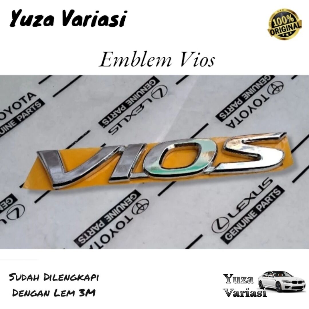 Emblem Tulisan Vios Chrome Original Toyota Vios // Logo Emblem Tulisan Vios Chrome Original Bagasi Belakang Toyota Vios // EMBLEM LOGO TULISAN VIOS BAGASI BELAKANG ORI ORIGINAL GANTI LIMO Giá 30,900 Đồng*Miễn phí vận chuyển
