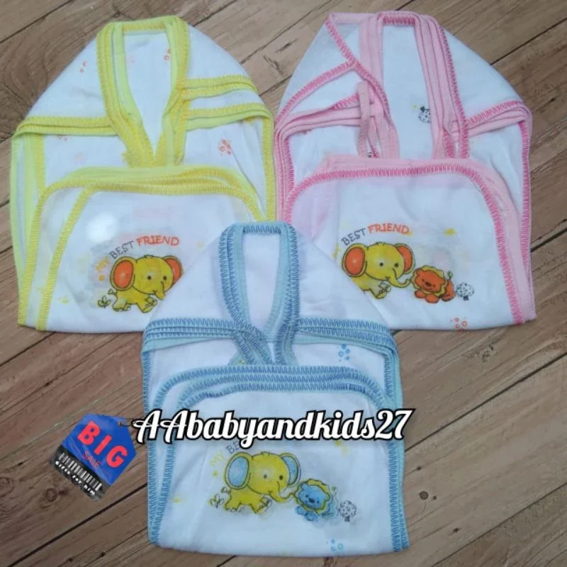 1 LUSIN (12PC) POPOK BAYI MURAH MERIAH MODEL TALI BAHAN STANDARD