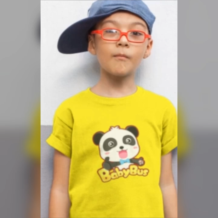 Kaos Anak Baju Anak Laki laki Perempuan Baby Bus Panda Terlaris