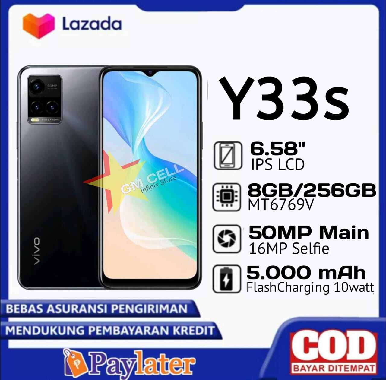 Vivo y33s RAM 8 + 256 (+) Vivo y20s Ram 6 + 128. 4G LTE network. New Harga  950,000 Ringgit*Penghantaran Percuma