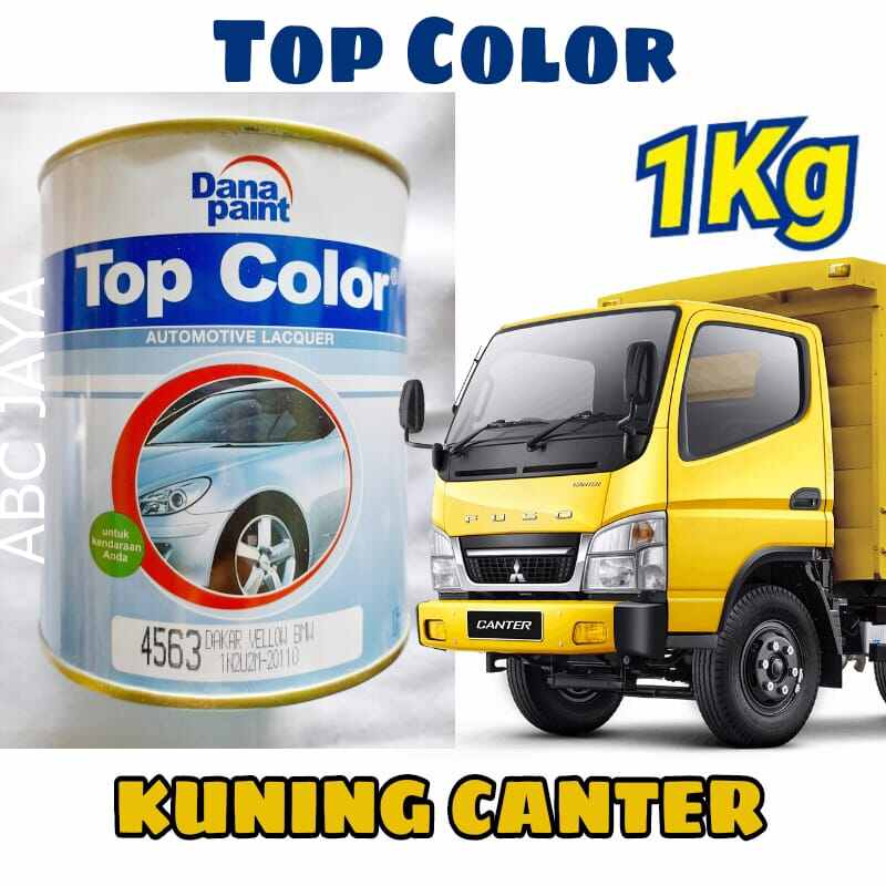 (JAWABALI) Cat Danapaint Top Color 4563 Dakar Yellow BMW 1Kg Kuning