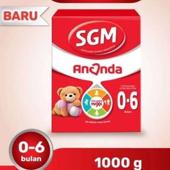 SGM bayi untuk umur (0-6 Bulan) 1000gram Formula Bayi bubuk 1000gram